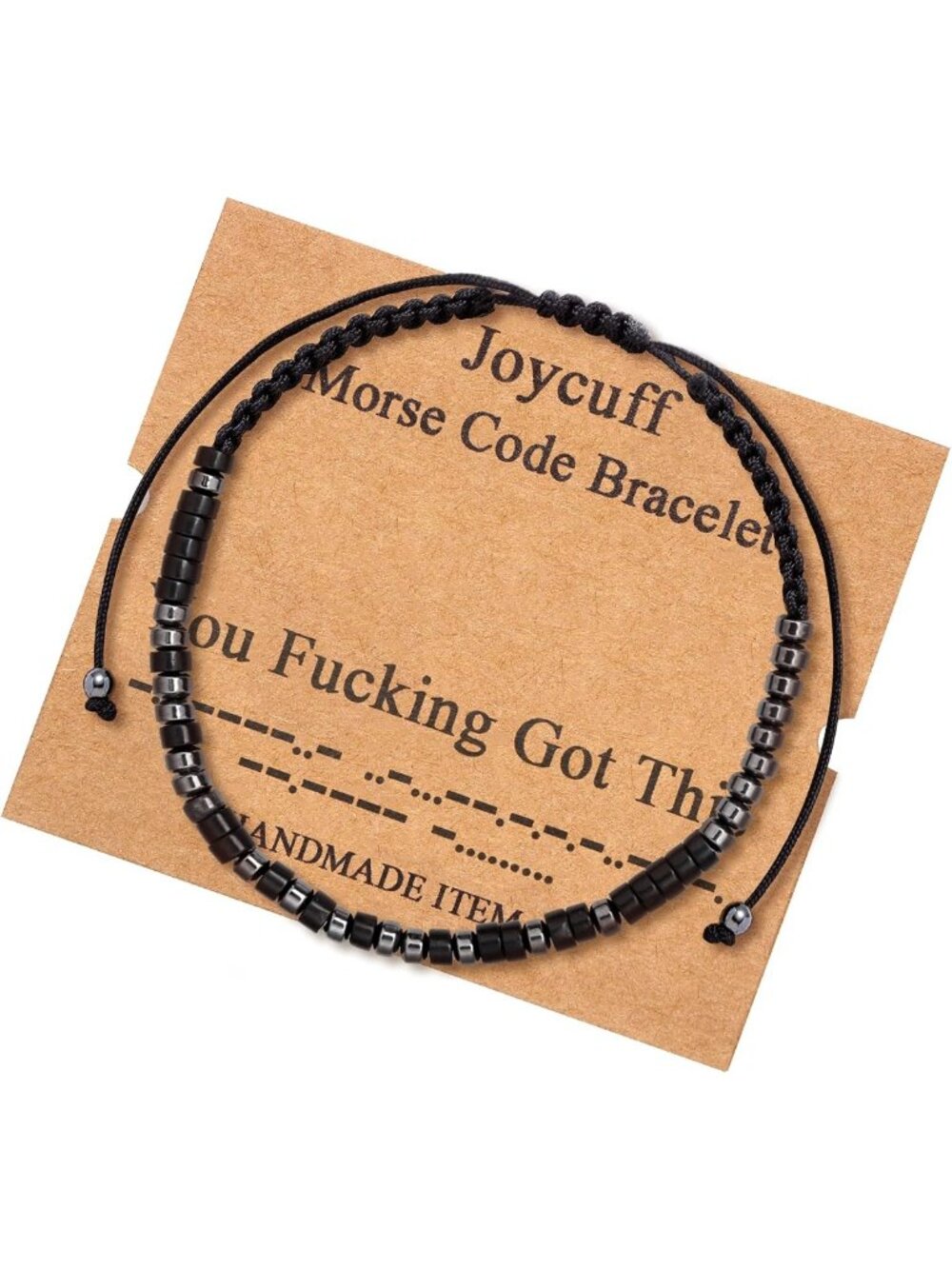 Inspirational Morse Code Bracelet for Women & Men - Perfect Gift for Mom, Dad